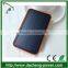 Factory wholesale 10000mAH solar cellphone charger with dual usb port                        
                                                Quality Choice