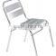 Armless chair aluminum chair