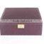 Wholesale Luxury Square Jewelry Storage Box With Mirror