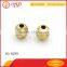 New design brushed gold custom garment hanging metal beads for clothing swimwear