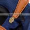 Newest high quality custom simple leisure canvas zipper pouch GW740