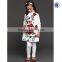 2015 new arrival sleeveless floral printed knee length tutu dress girls' dress