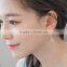 925 Sterling Silver Circle Charm Long Dangle Thread Line Threader Earrings