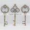 desigh Custom Key Shape Antique bronze effect Bottle Opener and keychain for 2015 china