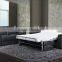 classic 4 seater metal frame sofa bed set design