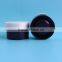 Wholesale plastic PP cream jar container with liner, triangle shape cosmetic jar