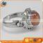 Saudi Arabic latest design red stone rings fashion vintage jewelry