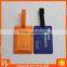 Hard plastic luggage tag blank for promotion