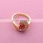 >>>2016 YIWU T&J Women Fashion European Style Rings Gold Plated Eyes Rhinestone Crystal Fox Tail Flower Finger Rings for Lady/