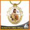 Best selling christian fancy gift custom-shaped printing jesus keychain
