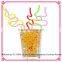 Crazy Party Funny Kids PVC Art Drinking Straw Food-grade Plastic Straws