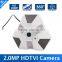 1080P Fisheye HDTVI Camera 1/3" 2.0MP CMOS Sensor Support 360 Degree Panoramic IR Nightvision With 5MP 1.56mm Lens
