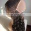 full lace human hair wig afro kinky curly indian women hair silk base wig