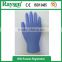 Non Powdered Violet Color Disposable Nitrile Gloves for medical use