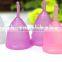 Feminine Hygiene Product Menstrual Cup Medical Silicone in Medical Grade with Small & Large size
