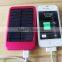 Shenzhen customized solar power bank 5000mah slim portable solar power bank for Apple