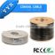 yueyangxing RGseries RG59 conductor CU CCS CCA foil braid coaxial cable PE PVC