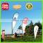 Heat Transfer Display Beach Flag Flying Banners For Advertising