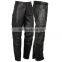 Men Genuine Leather Trouser/pant in black