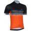 Daijun OEM High Quality Black and Orange Polyester Custom Cycling Jerseys no Minimum