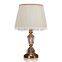 Factory price decorative table lamp made in china antique table lamps for living room with linen lamp shade
