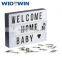 Cinematic Light Box / Black Shell Battery Powered Letters Changeable Cinema Light Box