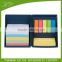 Fancy folded cardboard sticky notes and notepads set with pen container for wholesale