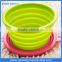 Wholesale heat resistant silicone pet bowl custom silicone dog bowl