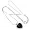 SRP8091 Fashion Jewelry Cat Heart Cremation Ash Urn Stainless Steel Pet Memorial Pendant