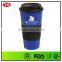 Eco-friendly 450 ml Plastic Starbucks Coffee Cup Mug With Leak Proof Lid