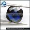 chinese cushion shape 6x6mm synthetic black sapphire