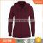 Custom plain cotton man zipper-up hoodies/sweatshirt