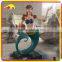 KANO6015 Vivid Life Size Animated Artificial Fiberglass Cartoon