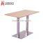 Individual Grain Wood Dining Table