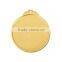 Custom cheap zinc alloy blank empty Gold or silver color medal