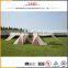 Large family camping tents 3-4 person double layer family tent