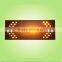 New design 1200*400mm truck mounted aluminum LED flashing mini arrow board