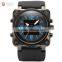 Shark Army Mens Rubber Band Quartz Chrono Analog Military Digital Sport Watch