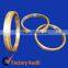 Machined brass casting bolt