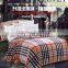 Good hand feel 300GSM lattice printing flannel blanket