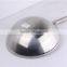 SGS Certificate Best 16 Inch Round Mini Stainless Steel Wok