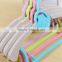 Pack of 5 Colorful Plastic Coat Hanger With Pants /Skirt Hooks With Cartoon Type