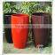 Hot Sale Glossy Fiberglass Bright Color Flower Pot Garden Planter