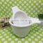 Stocked Popular White Ceramic Bowl ceramic dished with single Handles