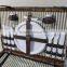 2017 new design hot selling outdoor camping empty willow wicker picnic basket for two person
