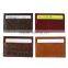 Top grain leather in top quality leather card holder 5-slot credit card holder for business