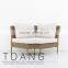Harrison Outdoor Corner Bench - Vietnam Conversation Furniture - Resin Wicker