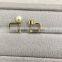 2016 AAA 6.5-7mm Akoya pearl with 18k yellow gold earring