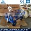 garden cart with four wheels and steel mesh TC1840