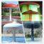 Water park swimming pool chilren play mushroom waterfall